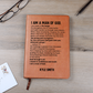 Christian Man of God Journal Personalized Faith Notebook Custom Name Scripture Gift for Him