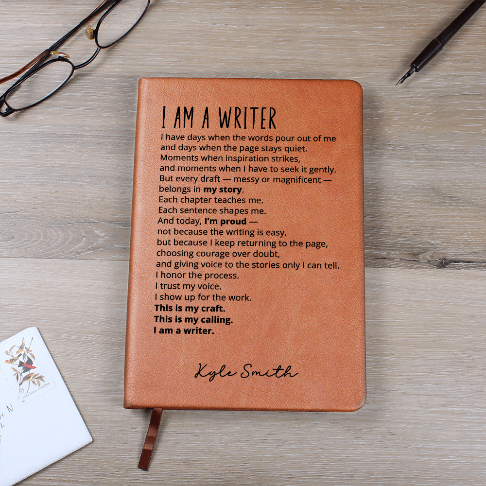 I Am a Writer Journal • Personalized Author Notebook