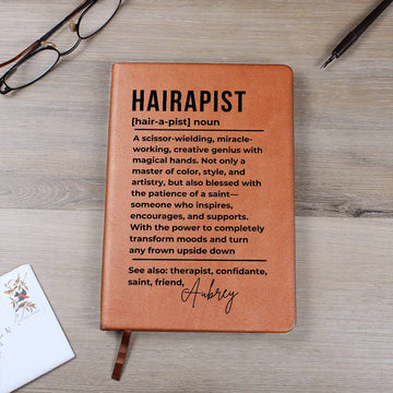 Hairdresser Gift Personalized Notebook|  Hair Stylist Gift |  Hairstylist Gifts | Salon Owner Gift