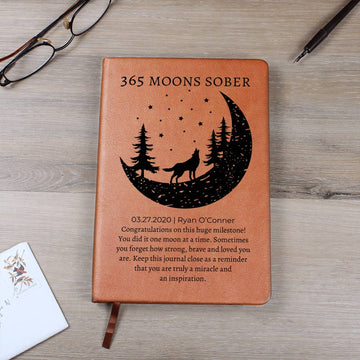 Personalized Sobriety Gift for Him or Her | 365 Moons Sober