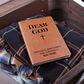 Dear God Personalized Prayer Journal Custom Prayer Notebook Christian Gift Journal Prayer Diary Bible Study Gifts for Men Dad Gift Faith Journal
