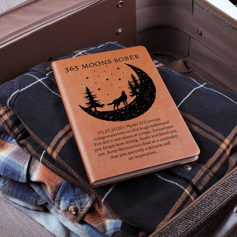 Personalized Sobriety Gift for Him or Her | 365 Moons Sober