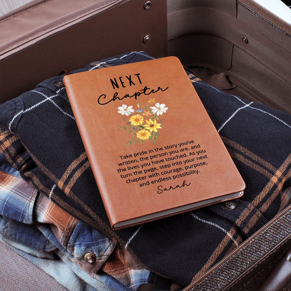 New Chapter Journal, Personalized Retirement Gifts for Women Coworker, Nurse Retirement Gift, Graduation Gift New School, Divorced Gift