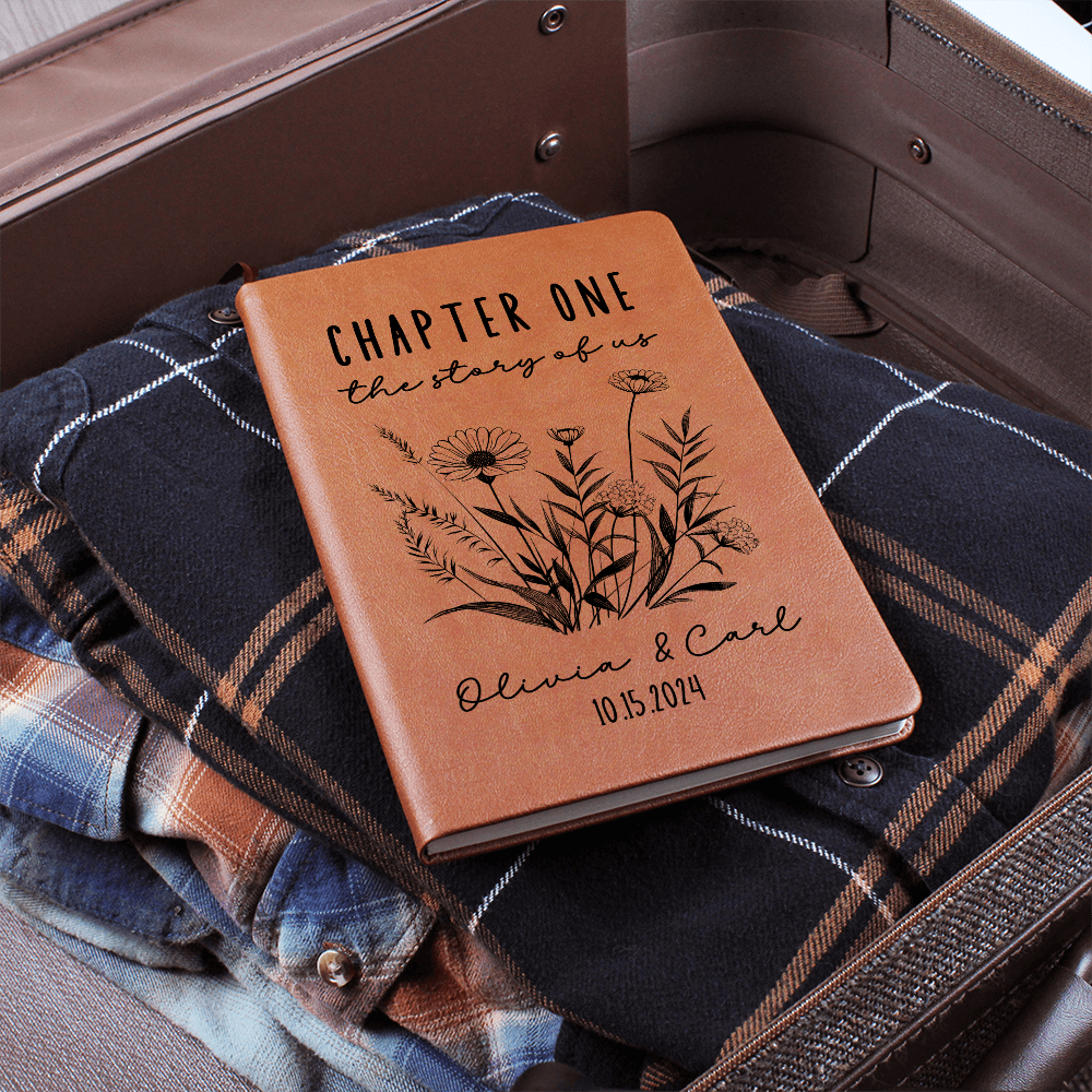 Personalised Couple's Journal - Couple's Memory Book - Anniversary Gift For Him - Anniversary Gift For Her - Relationship Journal