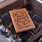 Personalized Travel Journal – Custom Name Vegan Leather Notebook | Wanderlust Gift for Women, Men, Students, Jetsetters