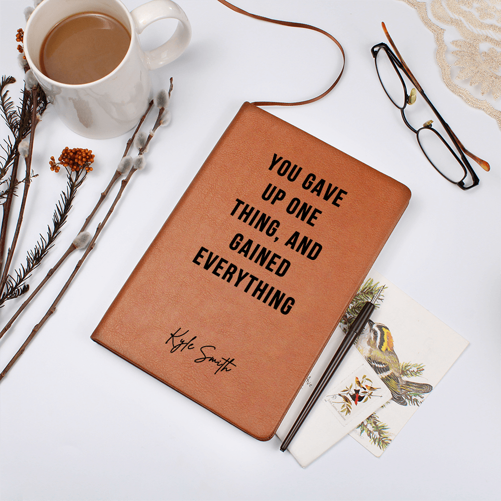 Sober Encouragement Journal | Empowering Sober Lifestyle Custom Name Notebook for Women or Men, Addiction Recovery Shirt, Health Awareness Gift