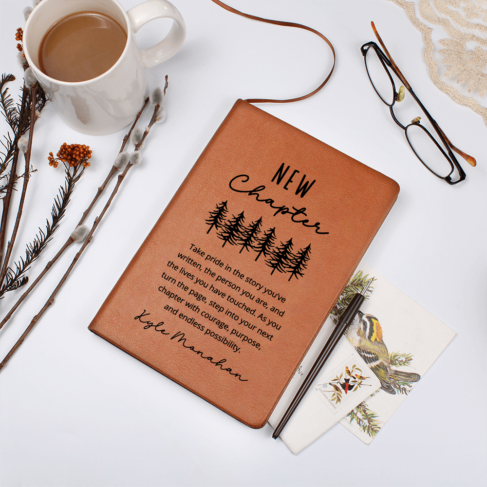 Custom New Chapter Journal Retirement Gift Retirement of Coworker Retirement Gifts for Women Coworker Nurse Retirement Corporate Gifts, Boss
