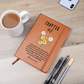 Chapter 40 Birthday Gift for Her – Personalized Name Journal – 40th Milestone Keepsake – Custom Vegan Leather Notebook for Women