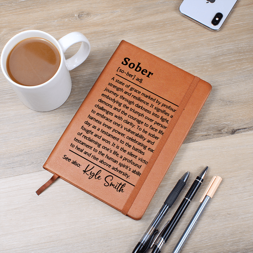 Custom Sober Journal Encouragement Gift Sobriety Gift for Sponsor Sponsee Sober Birthday Sober Friend Normalize Sobriety Days Sober 1 Year Sober