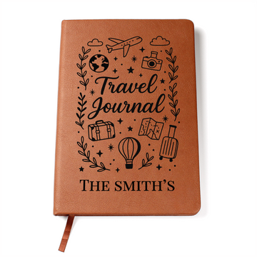 Personalized Honeymoon Journal – Custom Wedding Gift for Newlyweds | Vegan Leather Travel Notebook for Couples, Bride & Groom