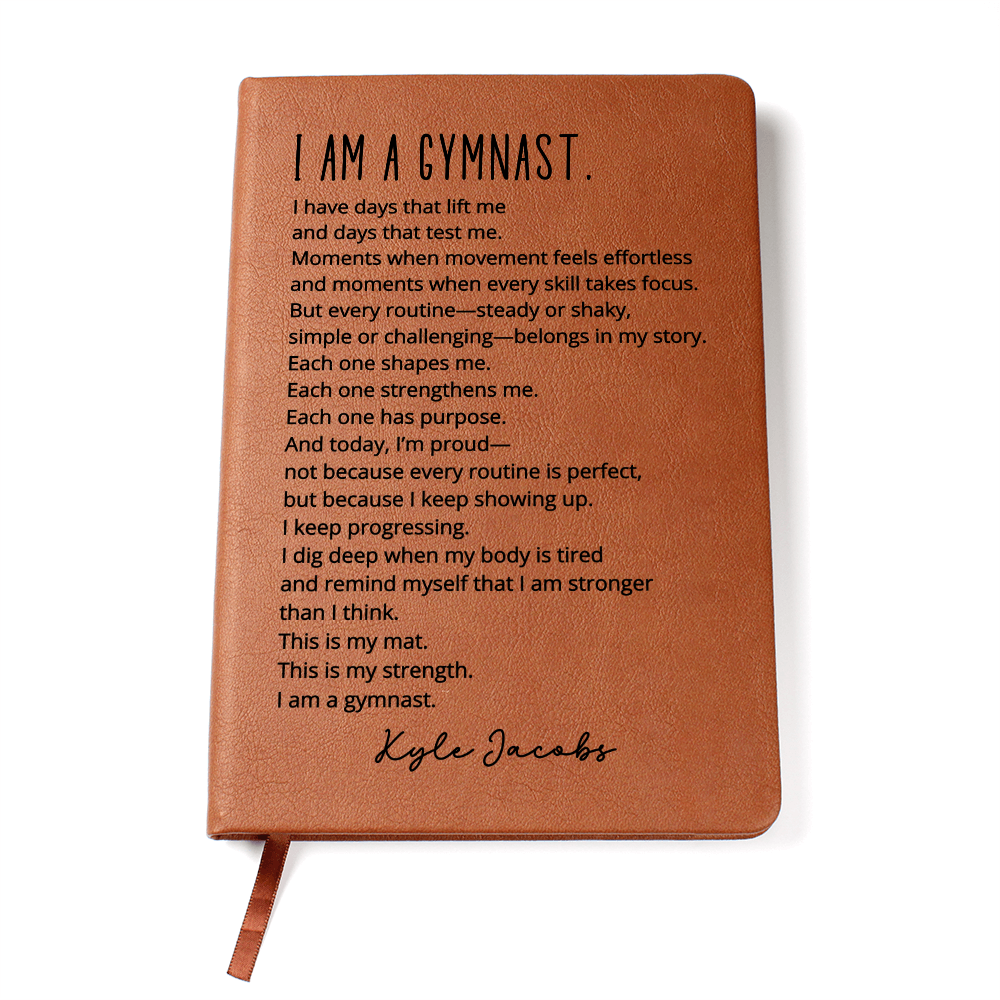 Personalized Gymnast Gifts Motivation Journal