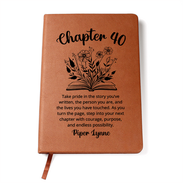 40th Birthday Present 40th Birthday gifts for Women Birthday Milestone  Gift Guestbook Forty Birthday Gift Best Friend, Personalized Name Journal