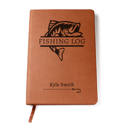 Personalized Fisherman Gift, Personalized Fishing Journal, Fishing Journal Gift for Man, Fishing Lover Gift, Fly Fishing
