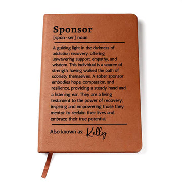 Personalized Sponsor Gift for Sponsor from Sponsee, Sober Gift, Sobriety Gift