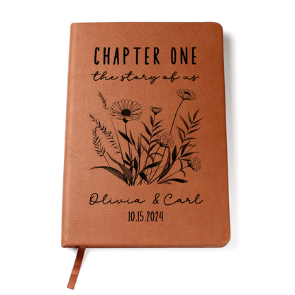 Personalised Couple's Journal - Couple's Memory Book - Anniversary Gift For Him - Anniversary Gift For Her - Relationship Journal
