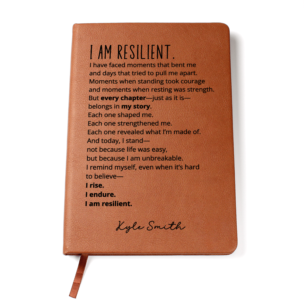 Custom Name Notebook Resilience  Affirmation Gifts