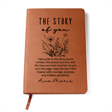 The Story of You Journal – Personalized Name Journal – Graduation Gift for Her – Milestone Birthday Gift – Daughter Keepsake Book