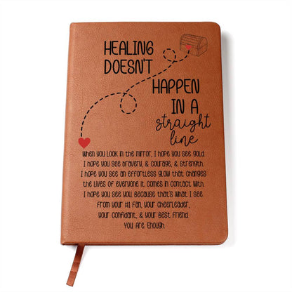 Healing Doesn't Happen in a Straight Line Grief Recovery Journal