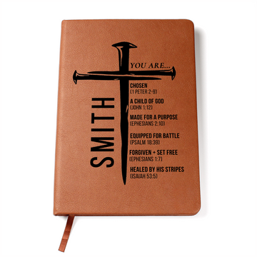 Personalized Christian Journal for Men, Bible Journal Notebook, Religious Gift, First Communion Gifts, Pastor Gifts, Retirement, Birthday Gifts