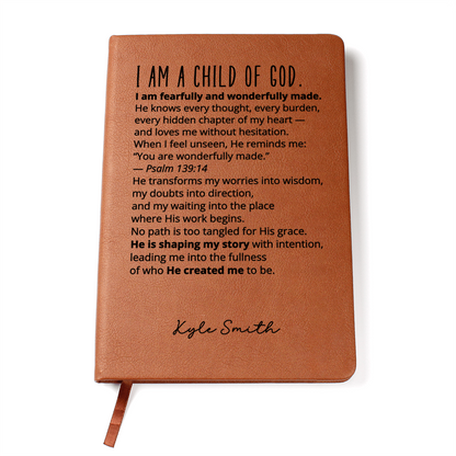 Personalized Christian Journal Psalm 139 New Chapter Gift
