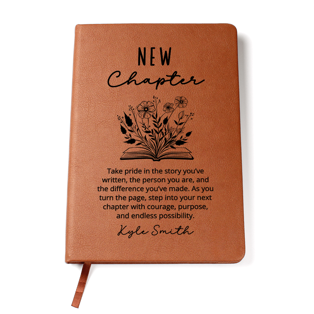 New Chapter Book, New Beginnings Gift, Best Friend Gift, New Adventures, New Job, Retirement Journal Notebook, New Career, Graduation Gift