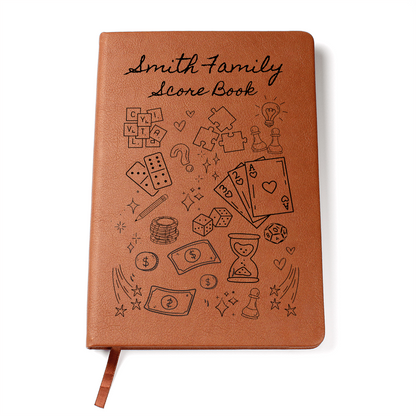 Custom Family Game Night Score Book Family Gaming Gift for Board Game Lover Couples Game Night Scorekeeping Family Fun Gift Gaming Journal