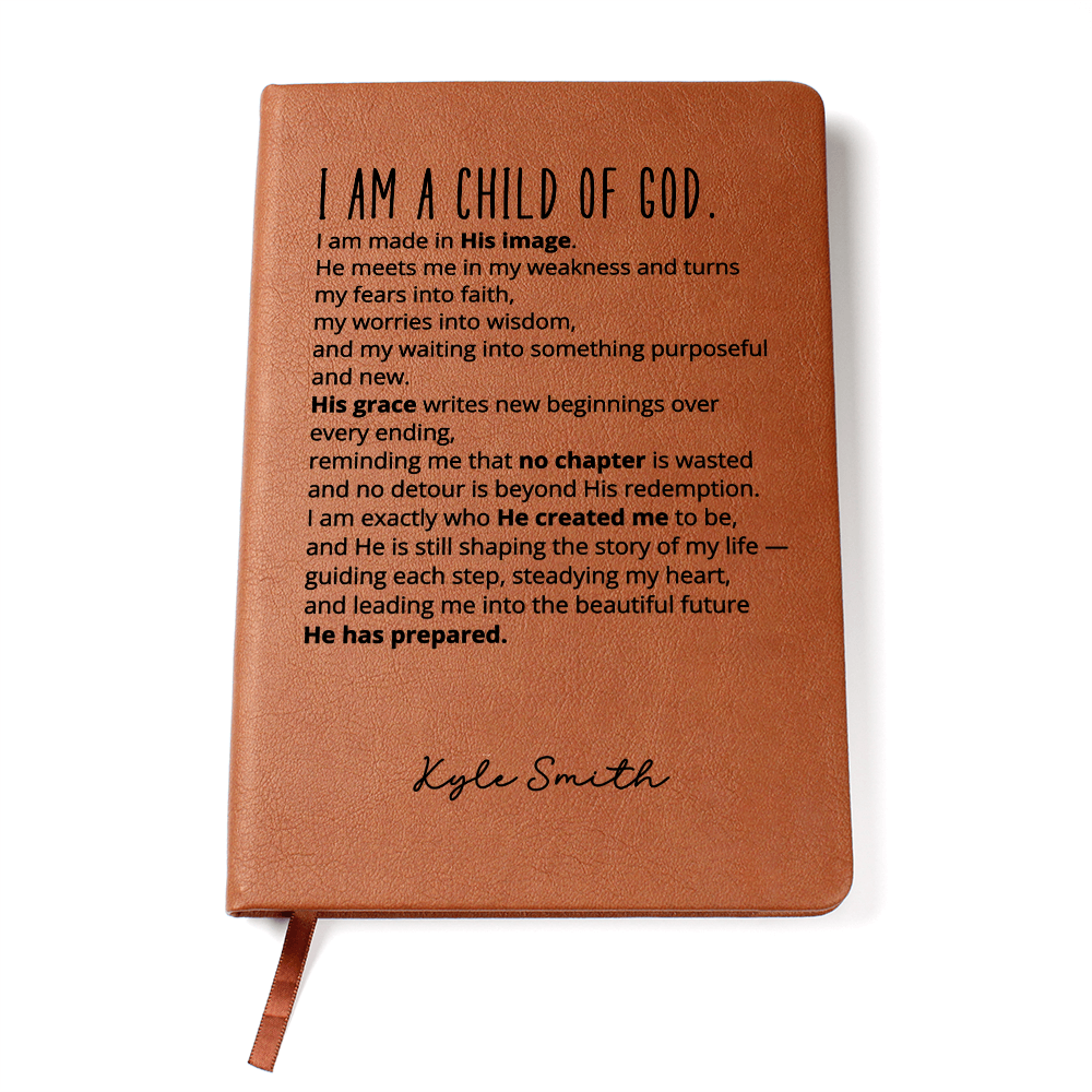 Personalized Christian Affirmation Journal New Chapter Gift