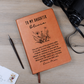 Personalized Daughter Journal • Vegan Leather New Chapter Gift • Back to College Notebook • Graduation Keepsake • Custom Name Diary