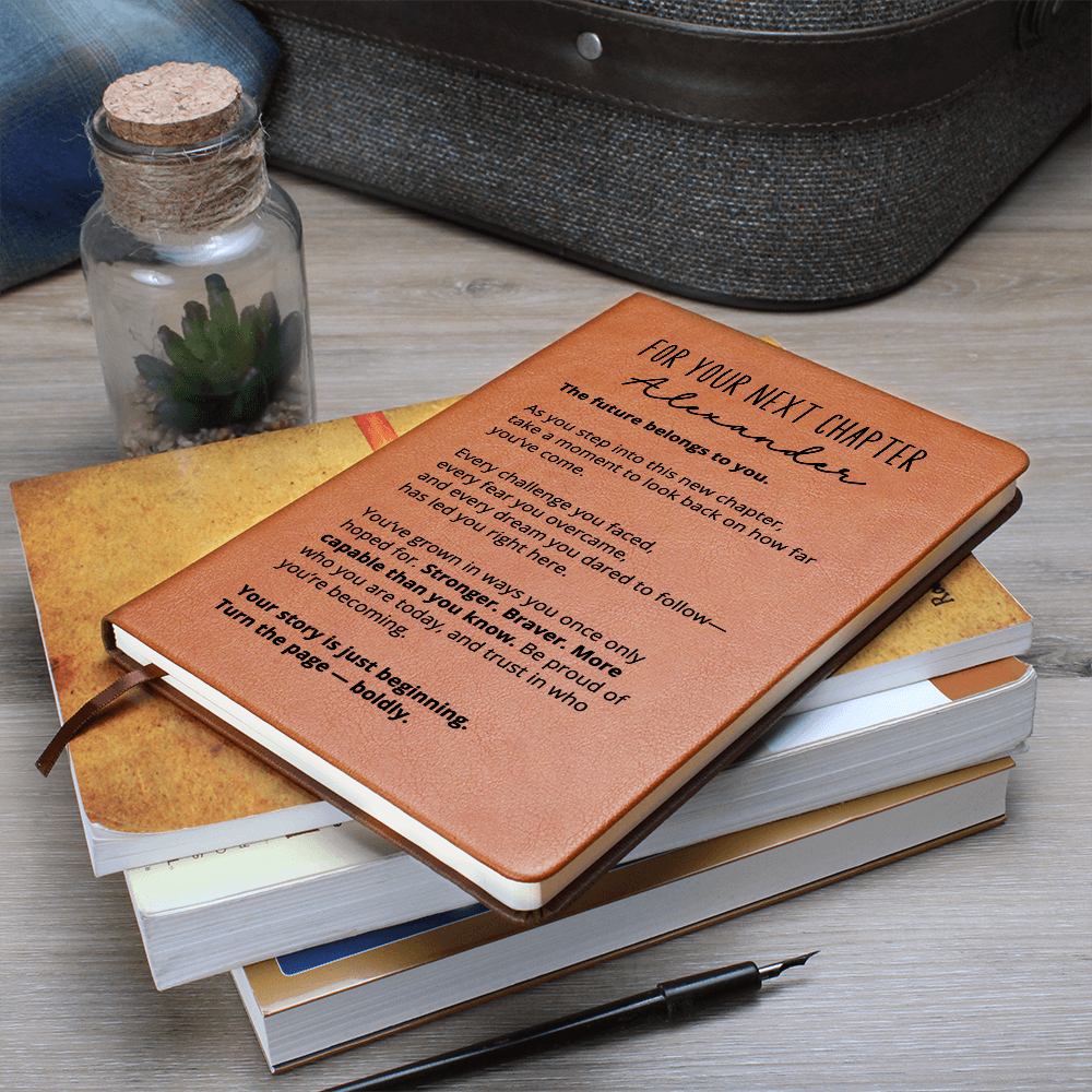 Personalized New Chapter Journal for Him