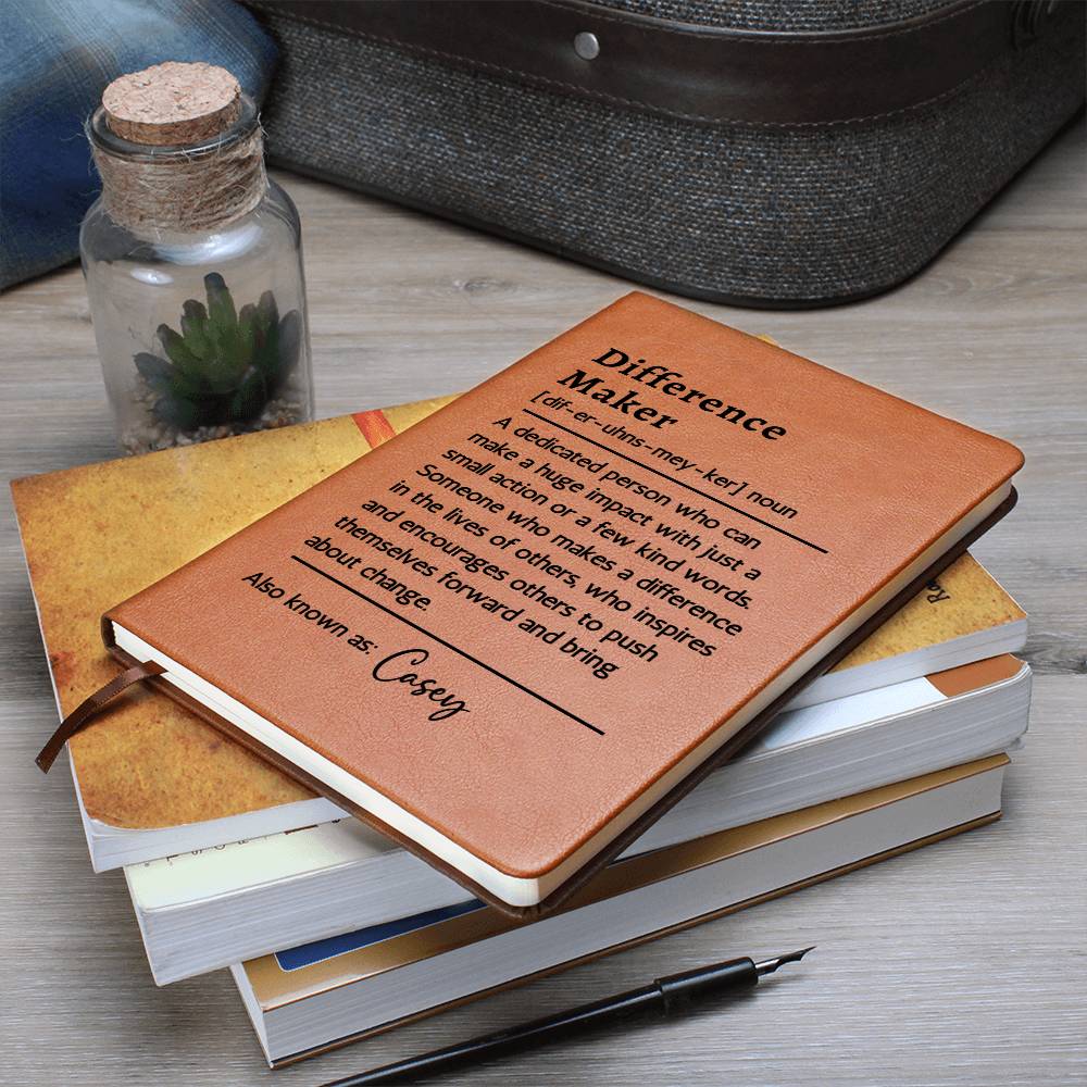 Customized Notebook Appreciation Gift | Social Worker Gift, Retirement Gift For Coworker, Mentor Appreciation Gift, Gifts For Employees