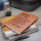 70th Birthday Gift Journal | Personalized Chapter Seventy Definition Notebook with Name | Custom Vegan Leather Keepsake for Mom, Dad, Grandma, or Grandpa