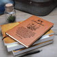 Personalized New Chapter Journal | Custom Name Vegan Leather Notebook | Retirement Divorce Sobriety Recovery New Beginnings Gift