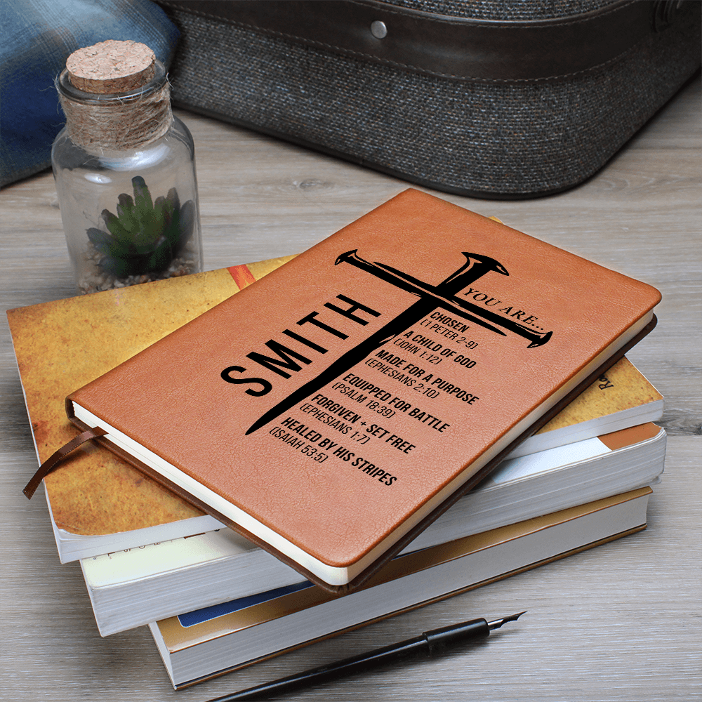 Personalized Christian Journal for Men, Bible Journal Notebook, Religious Gift, First Communion Gifts, Pastor Gifts, Retirement, Birthday Gifts