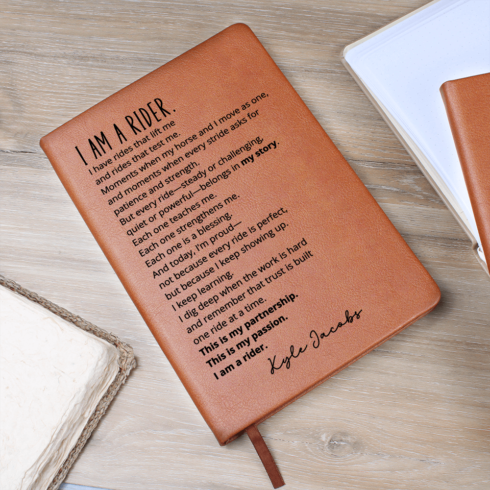 Personalized Horseback Riding Journal | Custom Horse Lover Gift