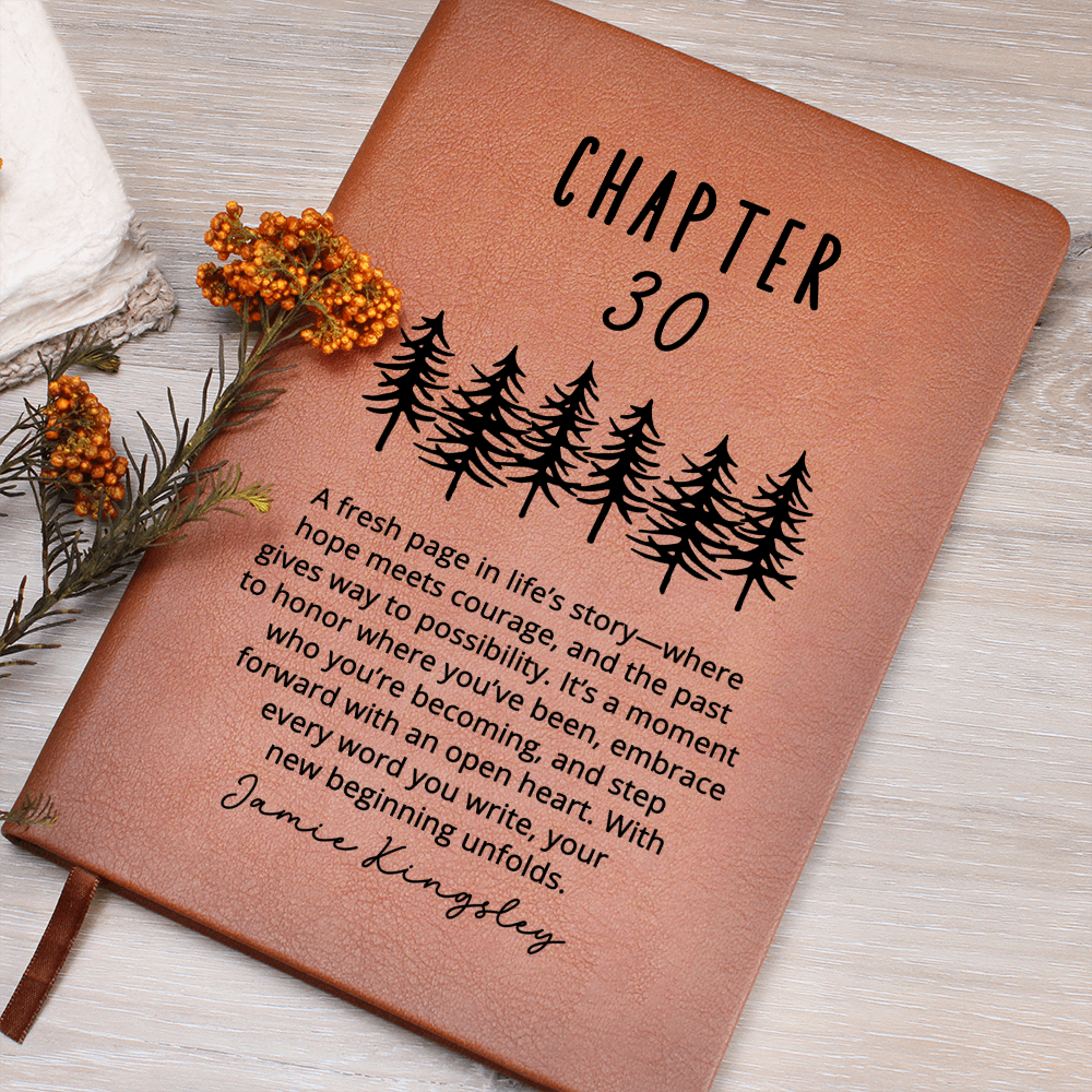 Personalized 30th Birthday Guestbook | Custom Name Journal