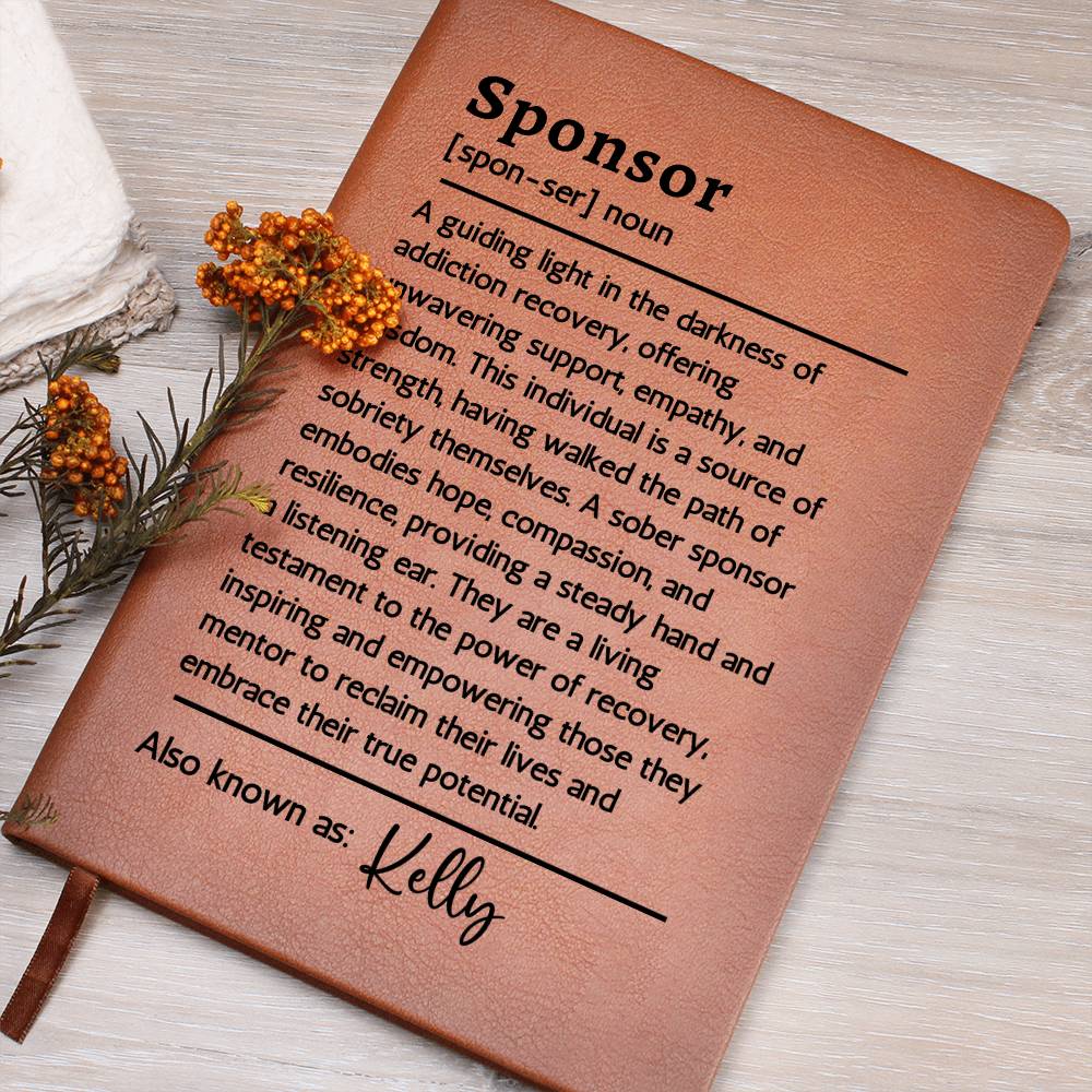 Personalized Sponsor Gift for Sponsor from Sponsee, Sober Gift, Sobriety Gift