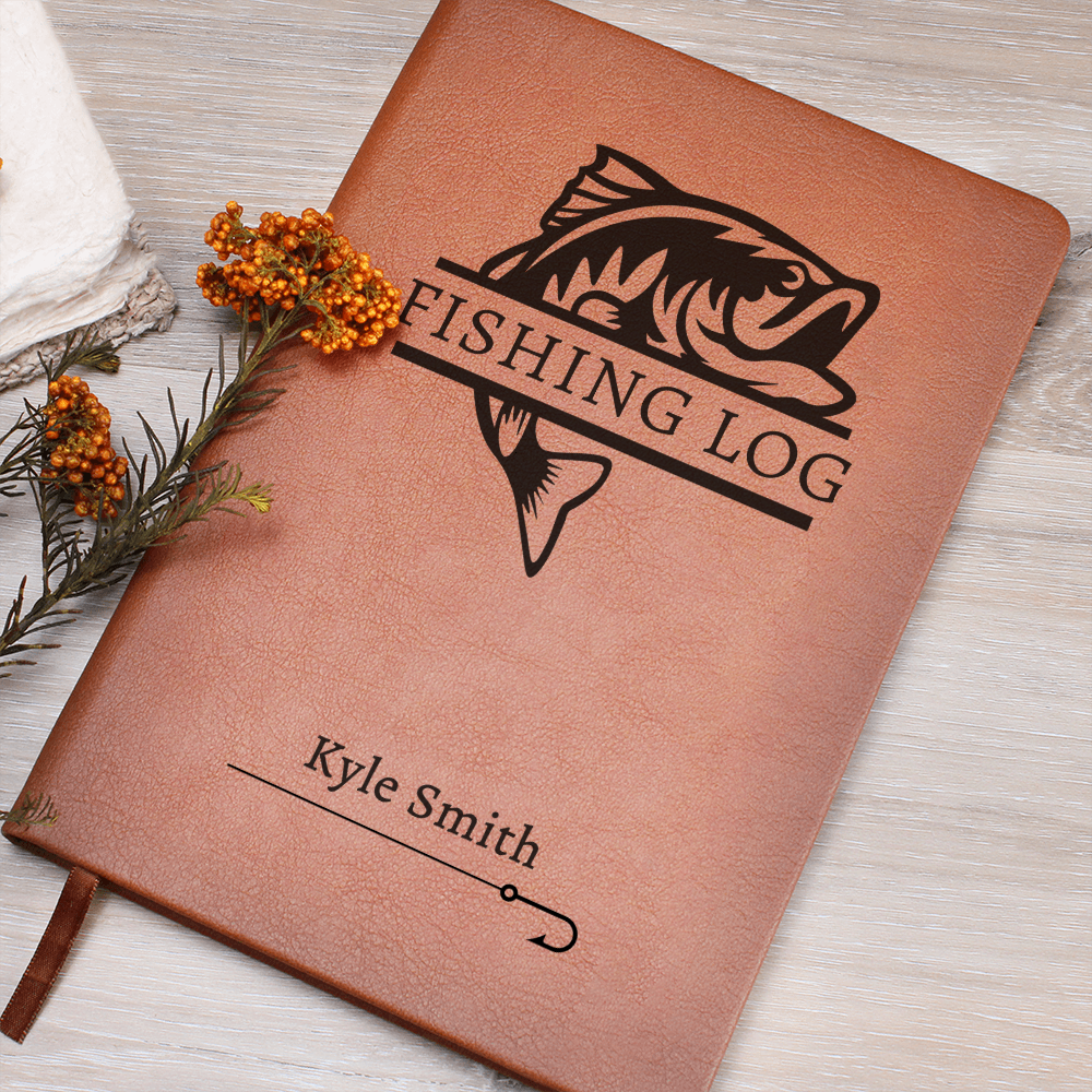 Personalized Fisherman Gift, Personalized Fishing Journal, Fishing Journal Gift for Man, Fishing Lover Gift, Fly Fishing