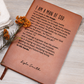 Man of God Christian Journal Personalized Joshua 1:9 Gift