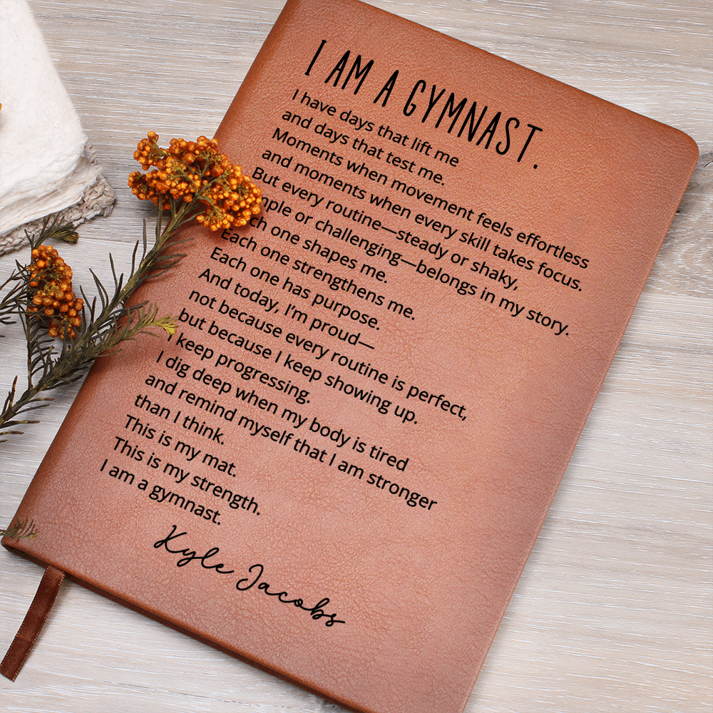 Personalized Gymnast Gifts Motivation Journal