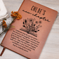 Teenage Girl Gifts Personalized Diary Journal, Great Niece Gift from Aunt, Lovely custom name notebook - Birthday gift for teen girl