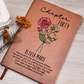 Chapter 40 Birth Month Flower Notebook | 40th Birthday Gift for Her Name Journal , Sentimental Personalized Birthday Gift for Daughter