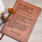 Personalized Christian Journal Joshua 1:9 Strength Gift