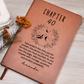 Personalized 40th Birthday Book Lover Journal | Custom Name Chapter 40 Vegan Leather Notebook Milestone Birthday Gift for Women Her Book Club