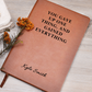 Sobriety Gift Journal | Personalized Vegan Leather Notebook | Recovery Milestone Gift | Addiction Recovery Keepsake | Custom Name Journa