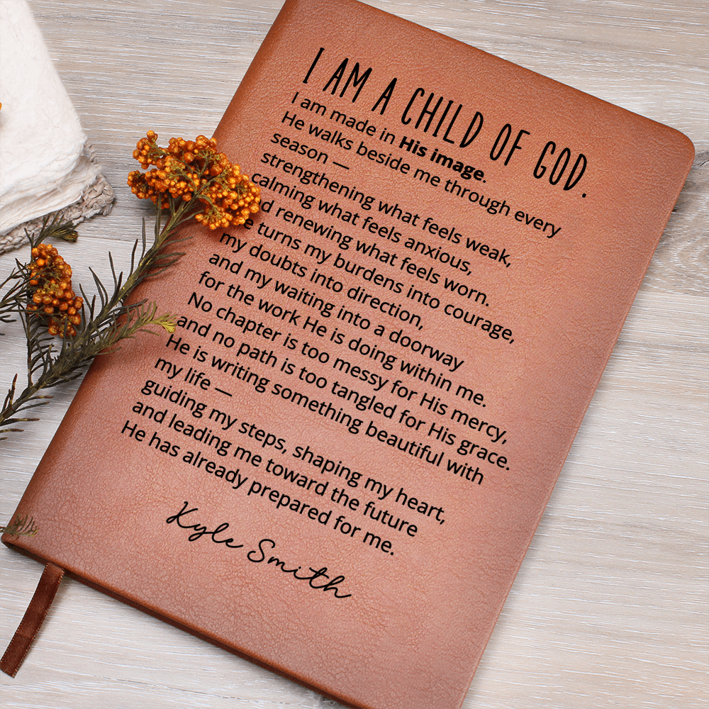Christian Affirmation Journal Personalized New Chapter Gift