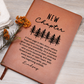 Personalized New Chapter Journal | Custom Name Vegan Leather Notebook | Retirement Divorce Sobriety Recovery Graduation Christmas Gift