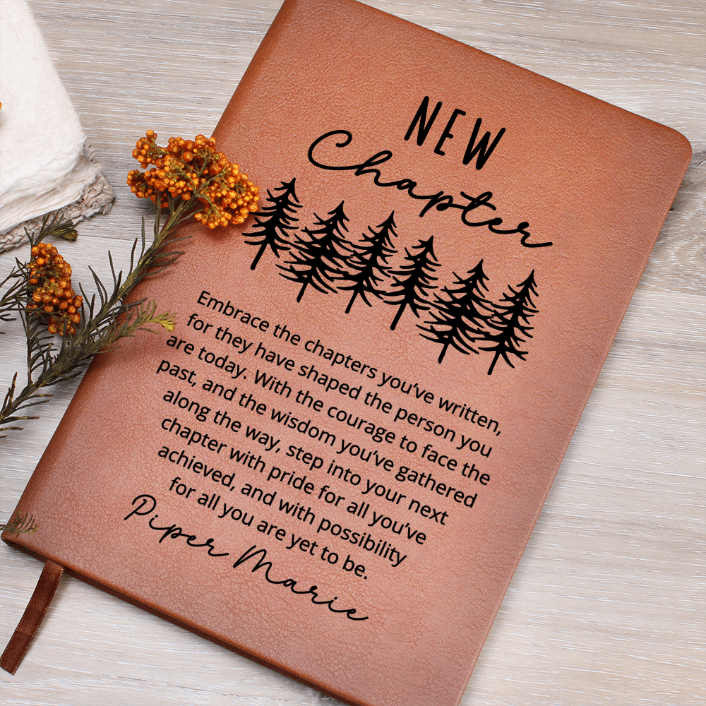 New Chapter Journal Special Person Gift, Coworker Farewell Gift, Retirement Gift, Promotion Gift, New Job Gift, Graduation Keepsake