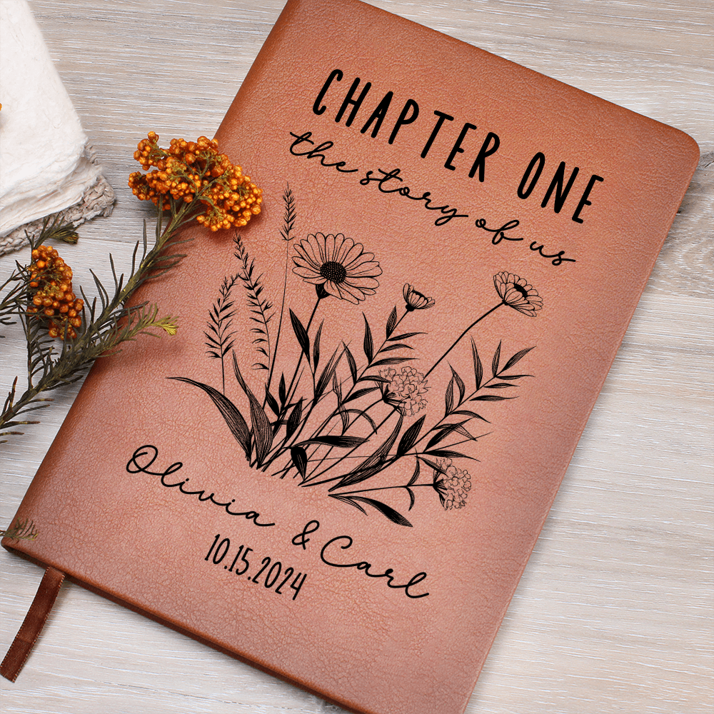 Personalised Couple's Journal - Couple's Memory Book - Anniversary Gift For Him - Anniversary Gift For Her - Relationship Journal