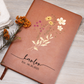 Wildflower Personalized Journal Custom Notebook For Women Personalized Gift For Her Floral Gratitude Journal Bridesmaid Gift For Mom