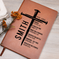 Personalized Christian Journal for Men, Bible Journal Notebook, Religious Gift, First Communion Gifts, Pastor Gifts, Retirement, Birthday Gifts